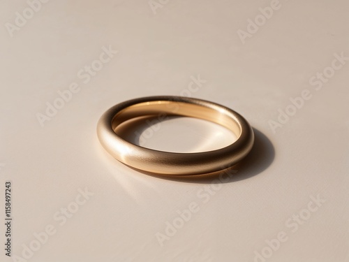 simple elegant gold ring