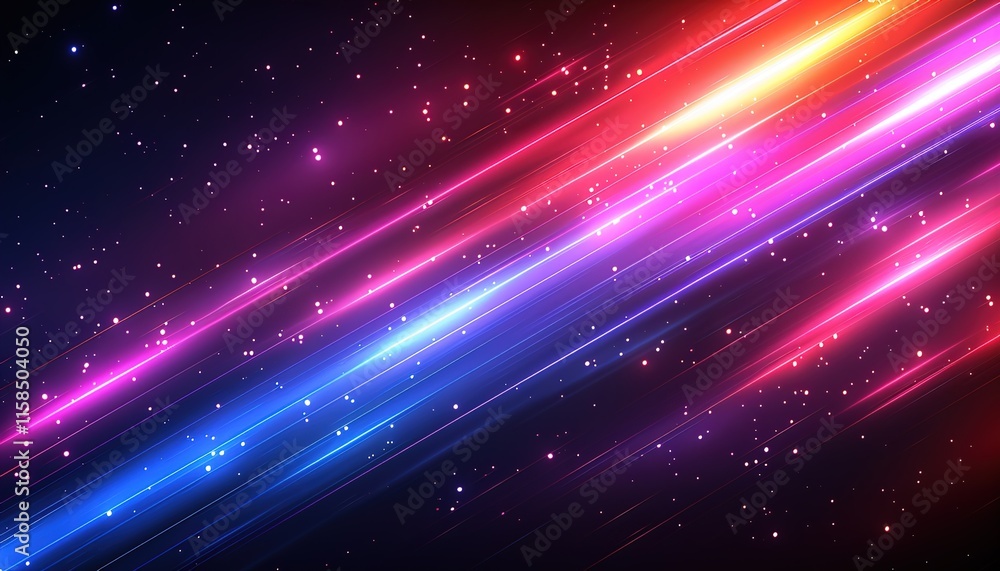 Obraz premium Abstract dark blue background with glowing 