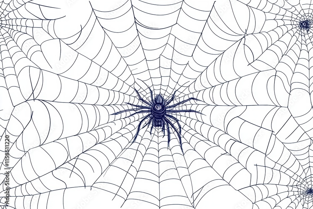 Obraz premium Spider in Web