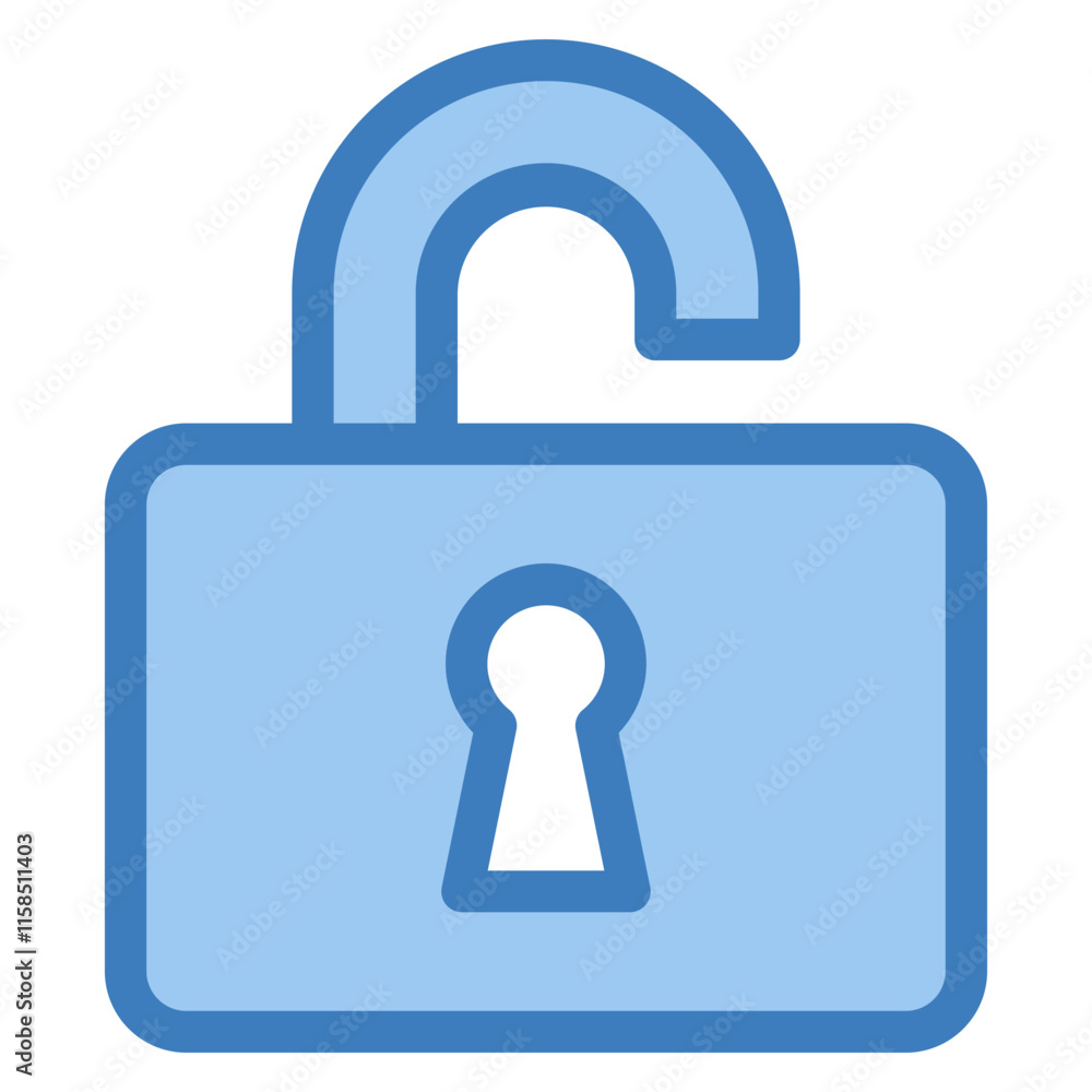 Unlock Icon Element For Design Unlock Icon Element For Design