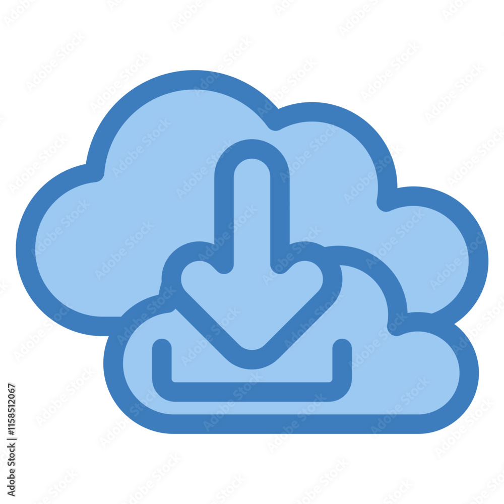 Cloud Download Icon Element For Design Cloud Download Icon Element For Design