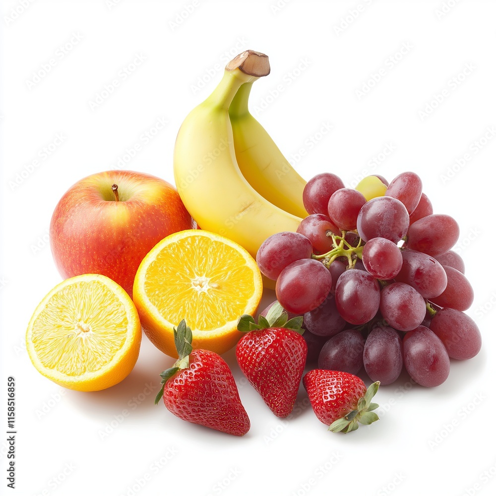 A Colorful Array of Fresh Fruits A Colorful Array of Fresh Fruits