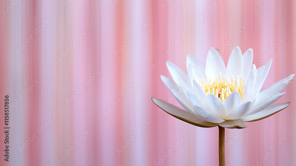 Lotus floral abstract background idea. Delicate white lotus flower against a soft pink background, evoking serenity and beauty. Lotus floral abstract background idea. Delicate white lotus flower against a soft pink background, evoking serenity and beauty.