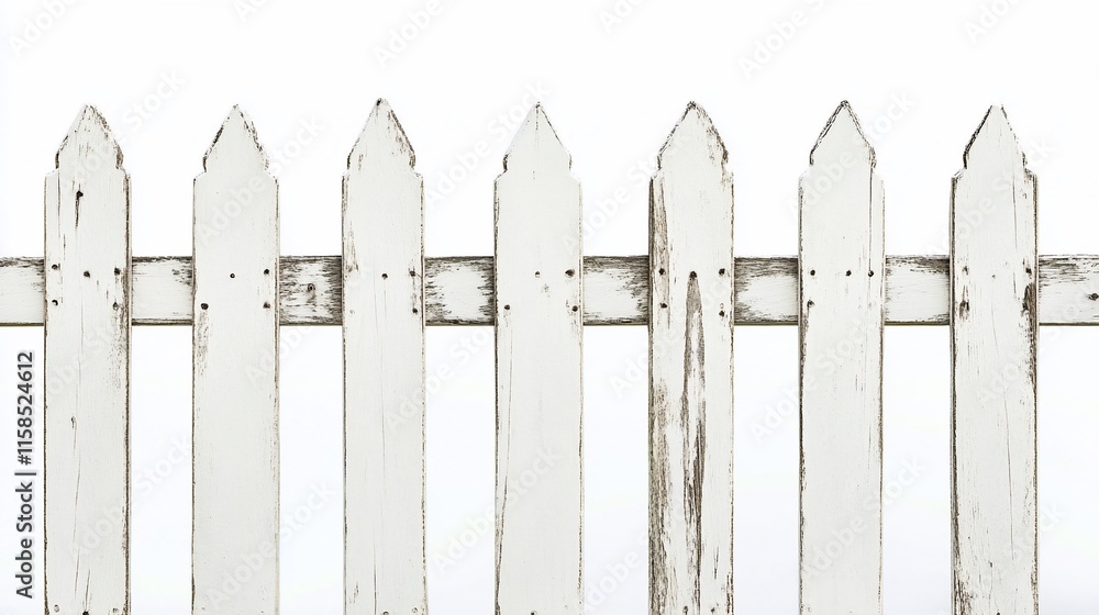 Fototapeta premium fence isolated on white