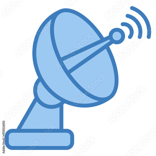 Satellite Dish Icon Element For Design