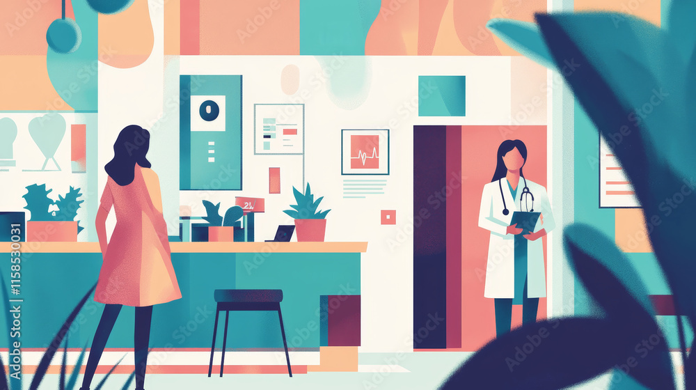 Abstract healthcare & Medical concept Linking health information. Abstract healthcare & Medical concept Linking health information.