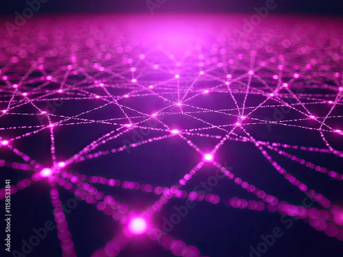 Photo of design intricate purple light line  photo