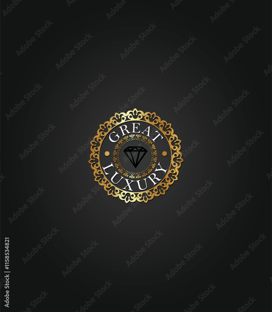 Luxurious gold logo. Ideal for awards, recognition, premium branding, and high-end achievements. Luxurious gold logo. Ideal for awards, recognition, premium branding, and high-end achievements.