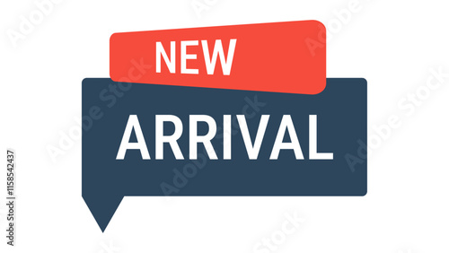 New Arrivals Vector label  Illustration
