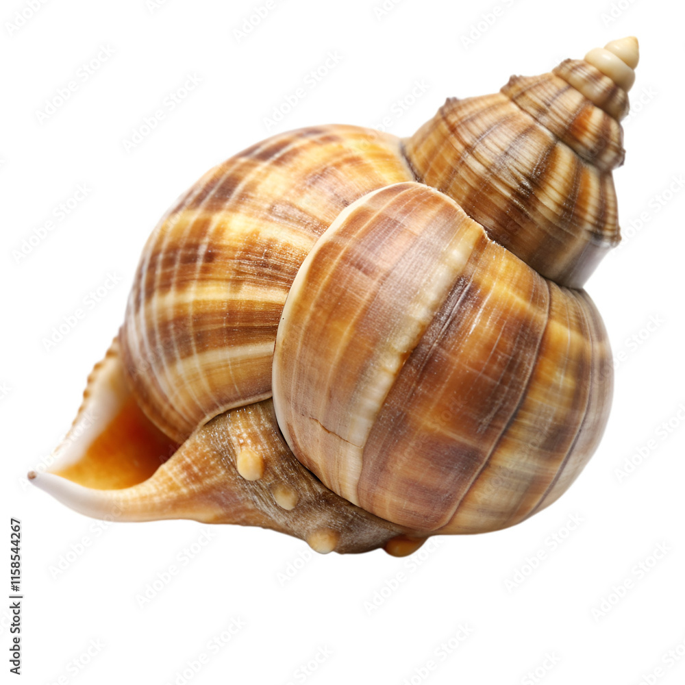 Fototapeta premium Whelk isolated on transparent background