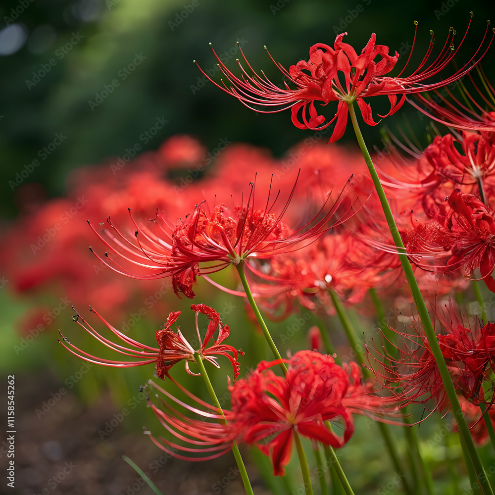 red spider lily flowers red spider lily flowers