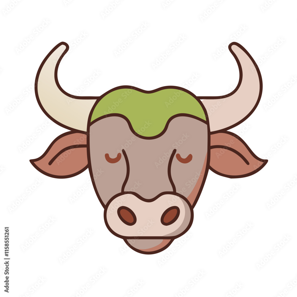 Fototapeta premium Bull Icon