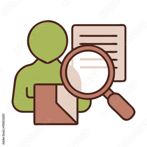 Searching Document Icon