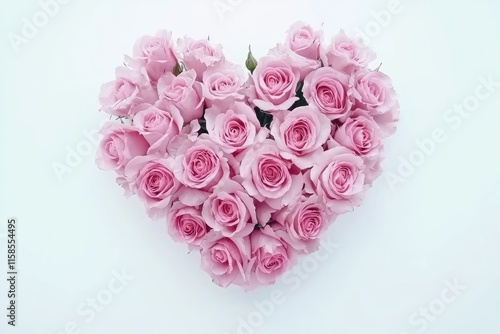 Rose In Love Shape