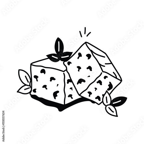 Wallpaper Mural Take a look at this amazing icon of roquefort in trendy style Torontodigital.ca