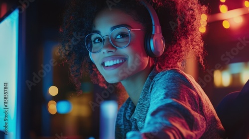 The Gamer with Headphones