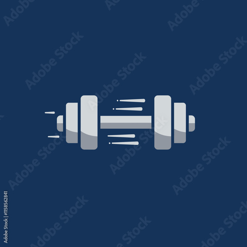 Muscular bodybuilders and fitness vector logos.