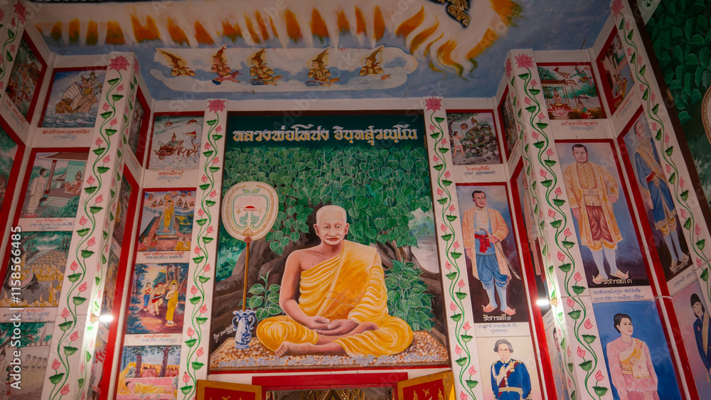Naklejka premium Amphawan temple 34