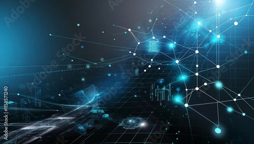 Wallpaper Mural futuristic technology-themed background Torontodigital.ca