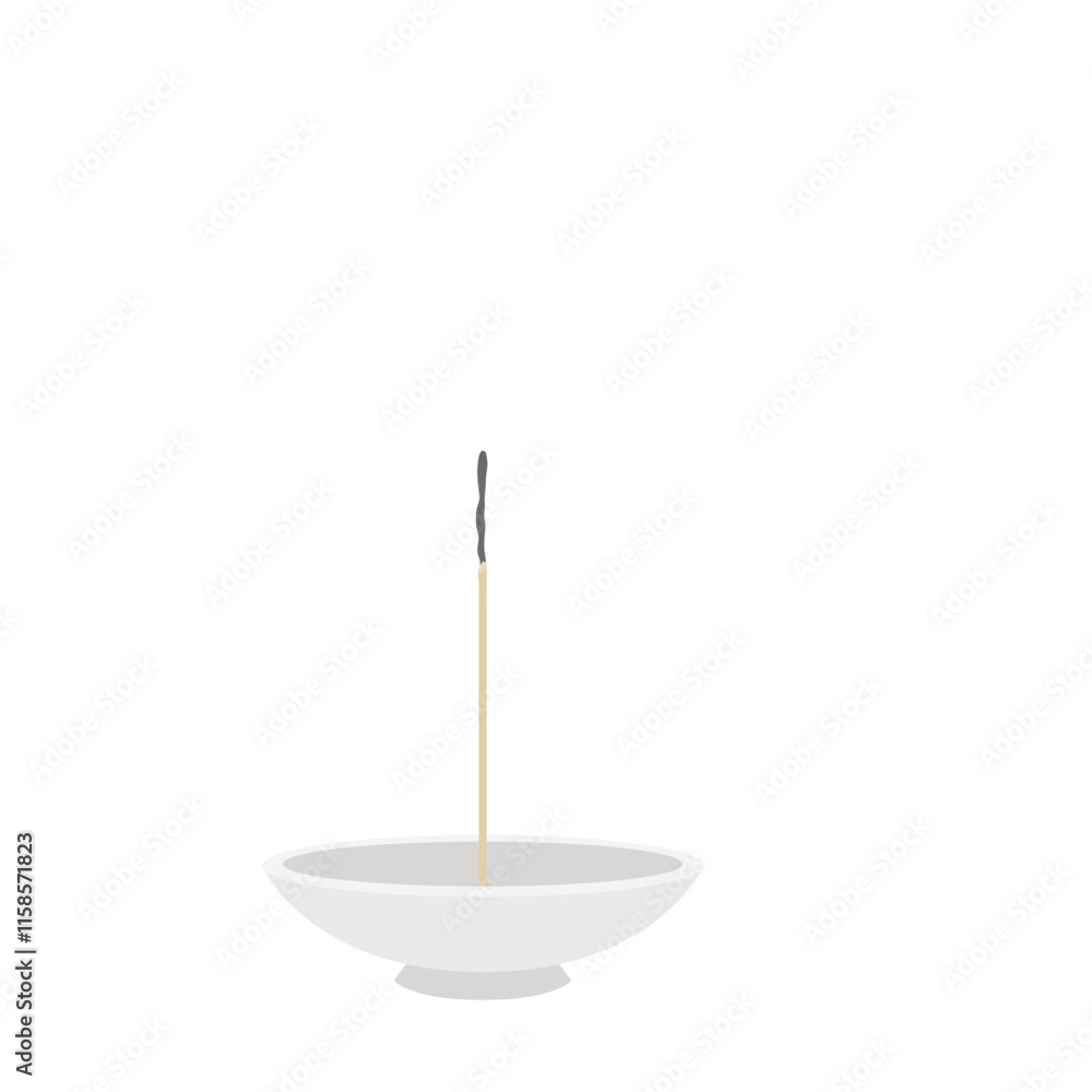 Fototapeta premium Relaxation Candle Illustration