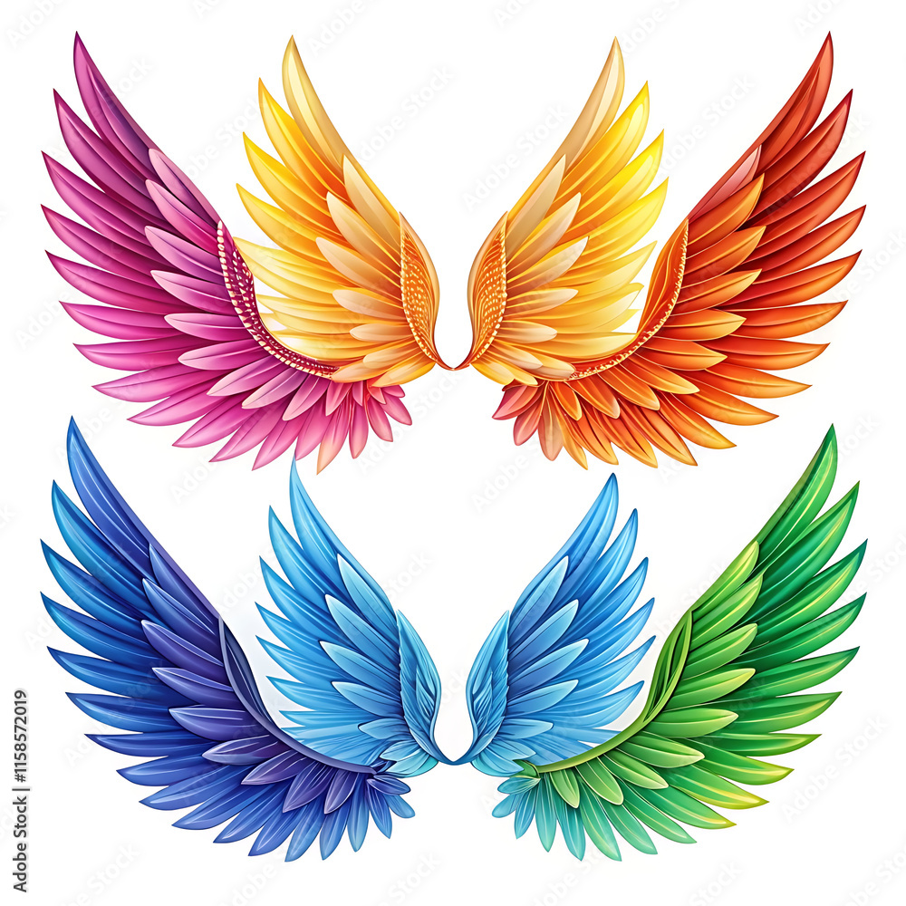 Obraz premium angel wings