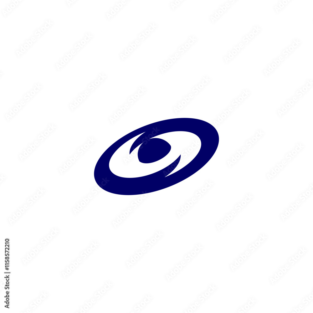 Space eclipse S Letter Circle logo twist. blackhole. ufo Space eclipse S Letter Circle logo twist. blackhole. ufo