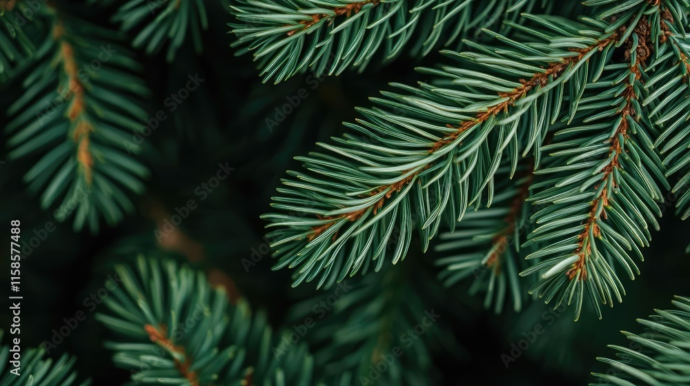 Pine tree abstract background idea. Close-up view of lush green pine tree branches showcasing vibrant needle leaves. Pine tree abstract background idea. Close-up view of lush green pine tree branches showcasing vibrant needle leaves.