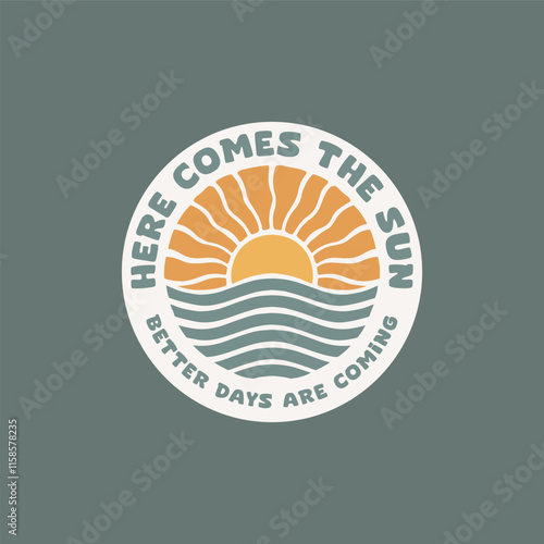 Vintage surf design template for surf club, surf shop, surf merch.