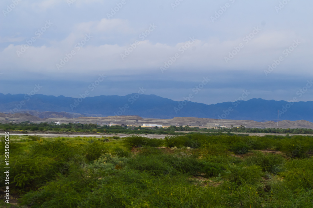 A beautiful view of landscape river forest in Baluchistan Turbat city A beautiful view of landscape river forest in Baluchistan Turbat city