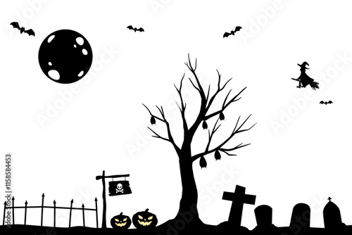 Halloween Silhouette Background