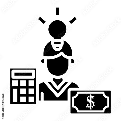 accountant Solid icon