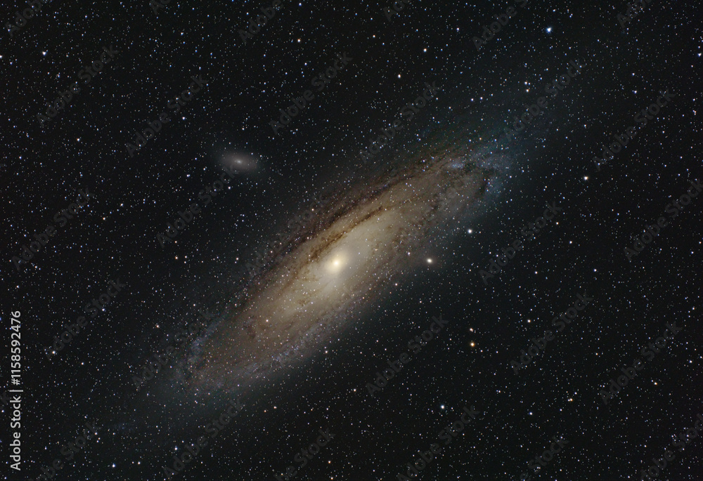Fototapeta premium Andromeda Galaxy in the night sky