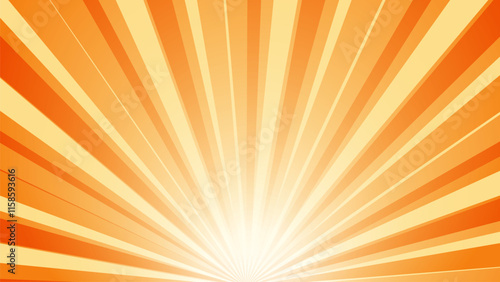 Glittering gold radiation Background illustration.