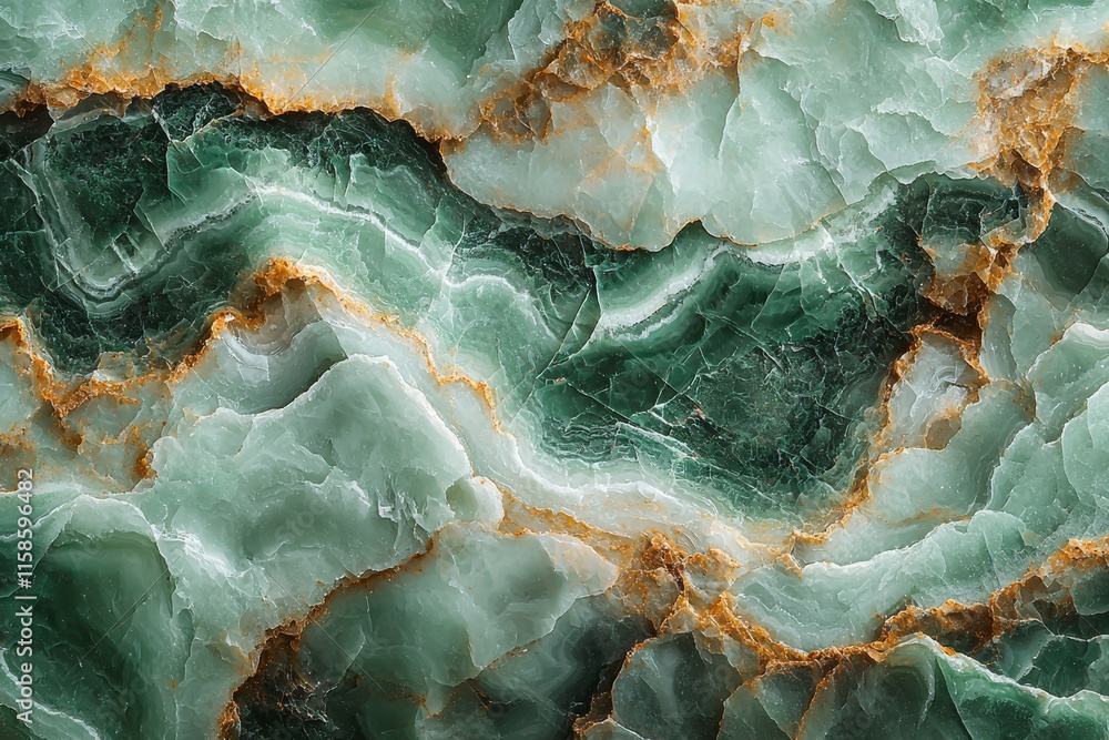 A top-down view of a green marble texture background, showcasing natural stone tiles in a seamless, luxurious glitter pattern. A top-down view of a green marble texture background, showcasing natural stone tiles in a seamless, luxurious glitter pattern.