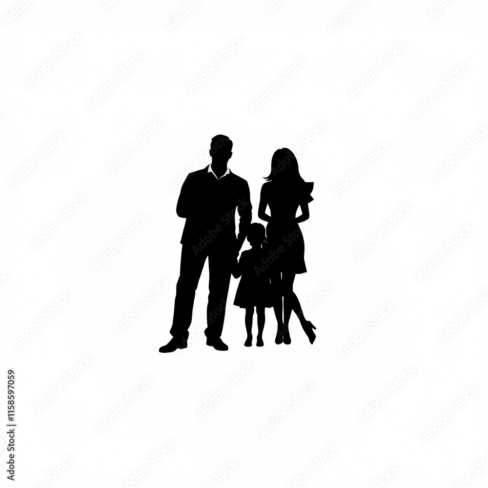 Silhouette Family Portrait: A Timeless Symbol of Unity and Love Silhouette Family Portrait: A Timeless Symbol of Unity and Love