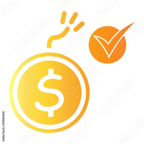 bankruptcy Gradient icon