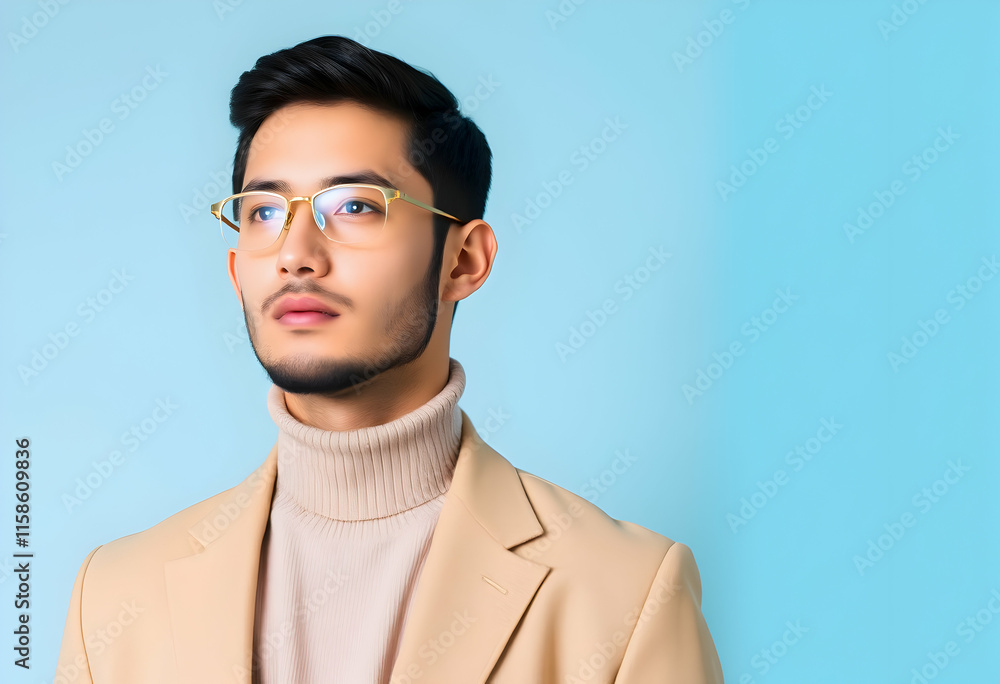 Portrait of fashionable businessman with wearing suit Portrait of fashionable businessman with wearing suit