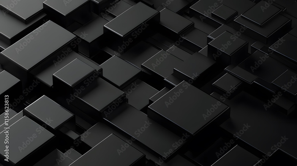 Abstract Dark Geometric Background Abstract Dark Geometric Background