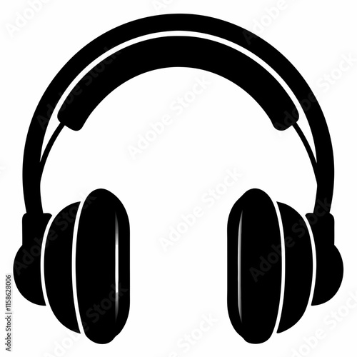 headphones isolated on white background