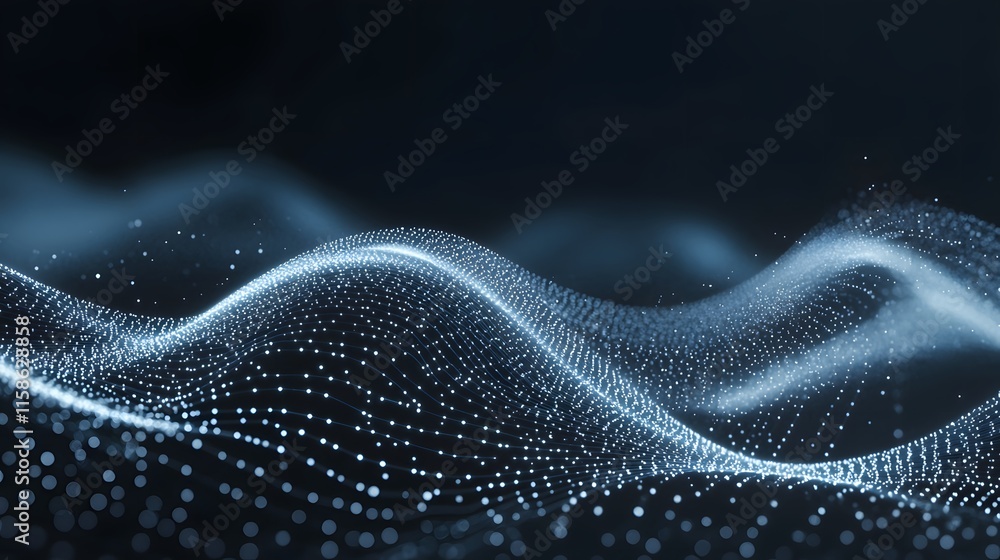Abstract Data Waveform Abstract Data Waveform