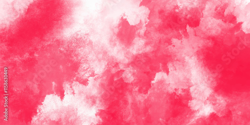 abstract cloud and vapor texture background. white and red smoke aquarelle smudge illustration smooth grungy smokey light green colors ink glow. red color powder explosion	
