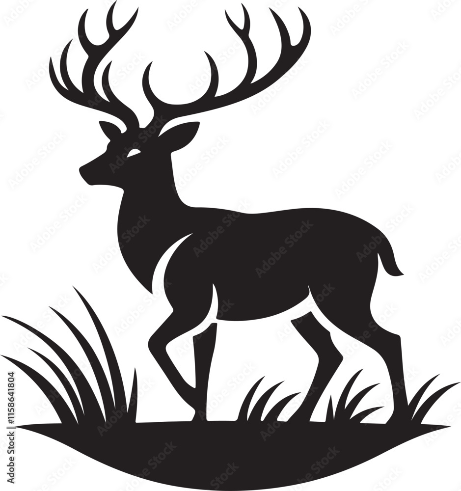 Elegant Deer Illustrations and Vector Art for Designers Elegant Deer Illustrations and Vector Art for Designers