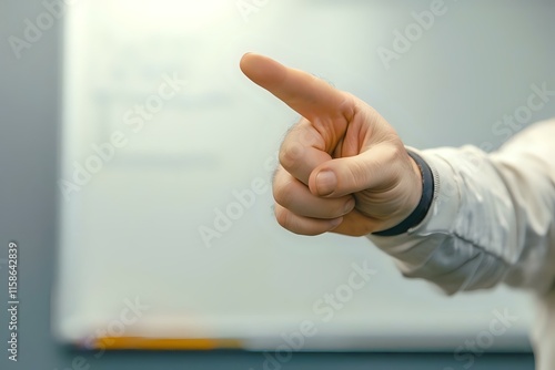 Hand Gestures: Pointing, Indicating, Directing, Showing, Demonstrating, Communicating Nonverbally, Expressing, Conveying, Signalling, Nonverbal Communication Through Hand Movements,Hand Signals. photo