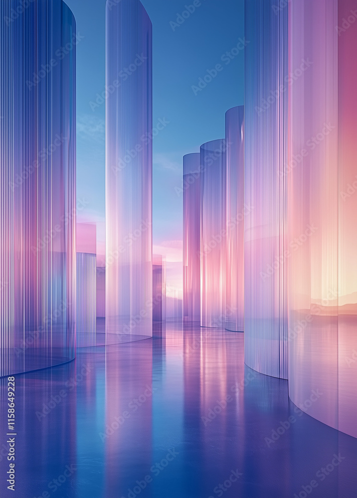Futuristic Urban Elegance Serene Blue Horizons with Skyscraper Reflections for Modern Property Launch Aesthetic City Landscape Banner Abstract Lines Background Futuristic Urban Elegance Serene Blue Horizons with Skyscraper Reflections for Modern Property Launch Aesthetic City Landscape Banner Abstract Lines Background