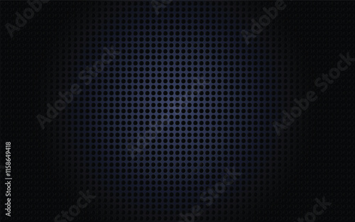 Dark black Geometric grid background Modern dark abstract texture. vector