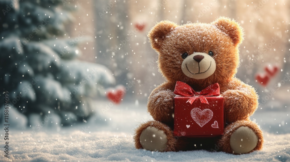 Create a heartfelt valentine digital art teddy bear gift perfect for any loving occasion bright and cheerful space design Create a heartfelt valentine digital art teddy bear gift perfect for any loving occasion bright and cheerful space design