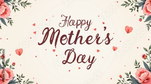 A vibrant Happy Mother’s Day card featuring playful colors and whimsical illustrations, capturing the joy and love associated with celebrating mothers on their special day.