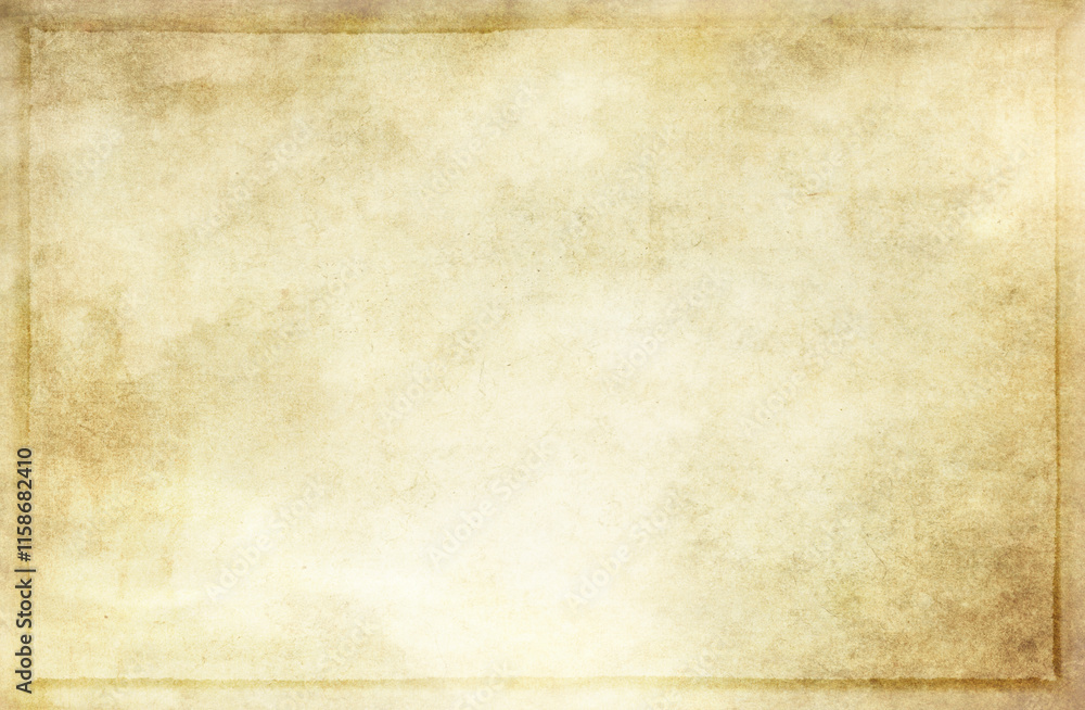 Obraz premium Old grunge paper texture or background with border.