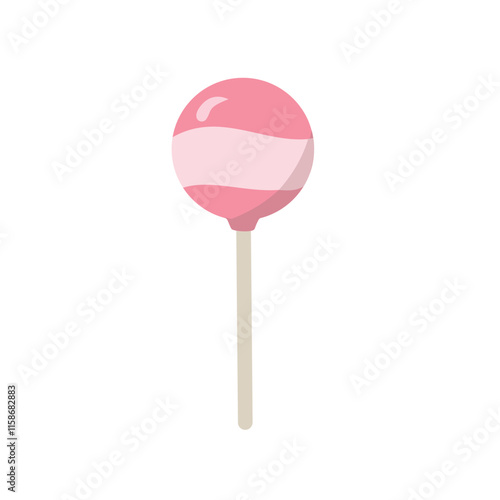 Candy product. Lollipop illustration. Circle candy. Dessert food. Sweet food. Cute candy.