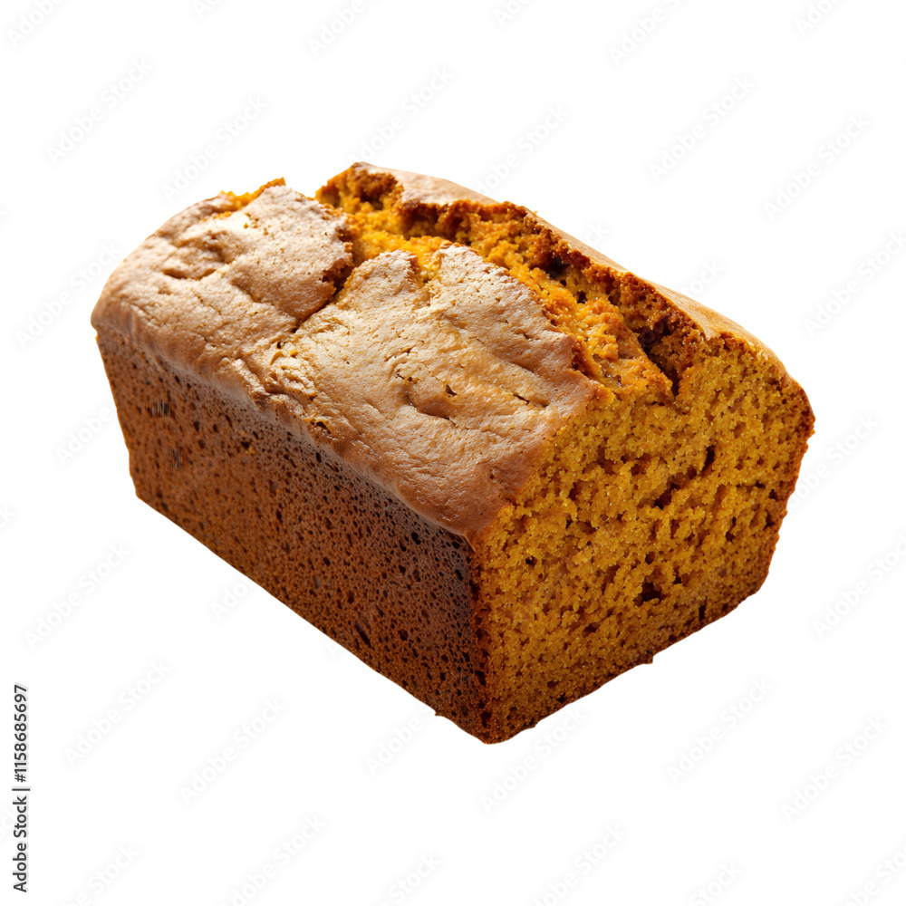 Soft Rye brown bread isolated on transparent background Soft Rye brown bread isolated on transparent background